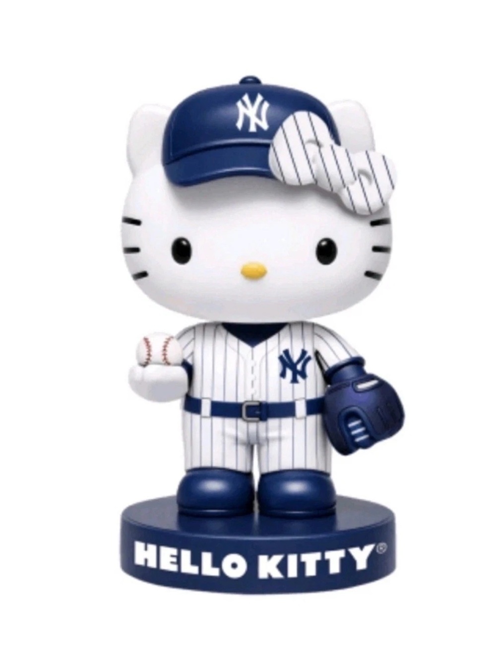 2026 Hello Kitty Yankees Baseball Bobblehead*1